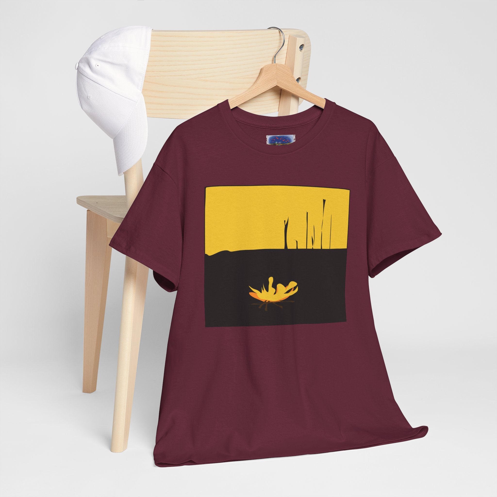 Unisex Heavy Cotton Tee - The Traveller Series (Fire)