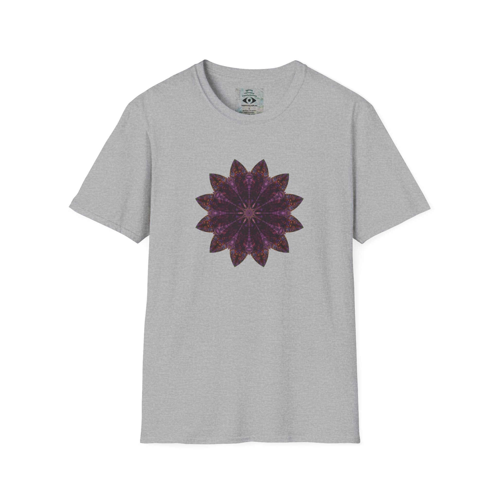 Unisex Softstyle T-Shirt - Love Light Mandalas No.15