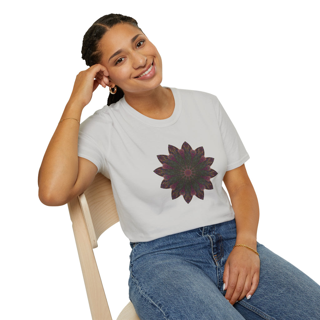 Unisex Softstyle T-Shirt - Love Light Mandalas No.7
