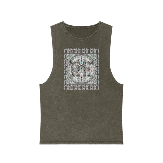 Unisex Stonewash Tank Top - DMT Scribe No.12