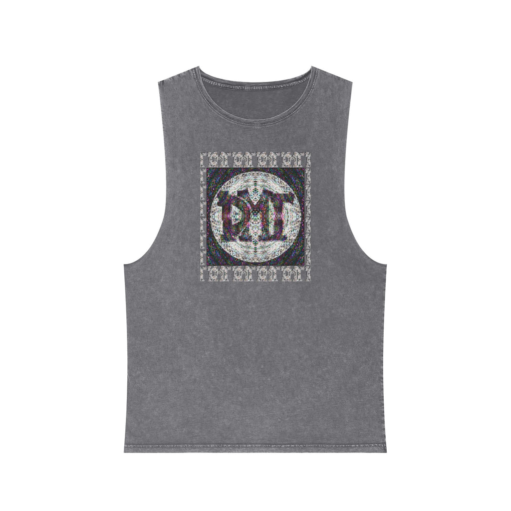 Unisex Stonewash Tank Top - DMT Scribe No.10