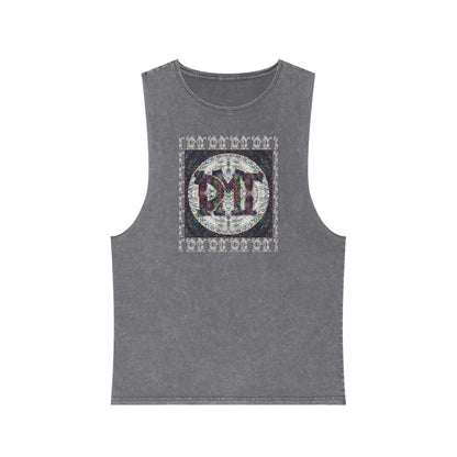Unisex Stonewash Tank Top - DMT Scribe No.10