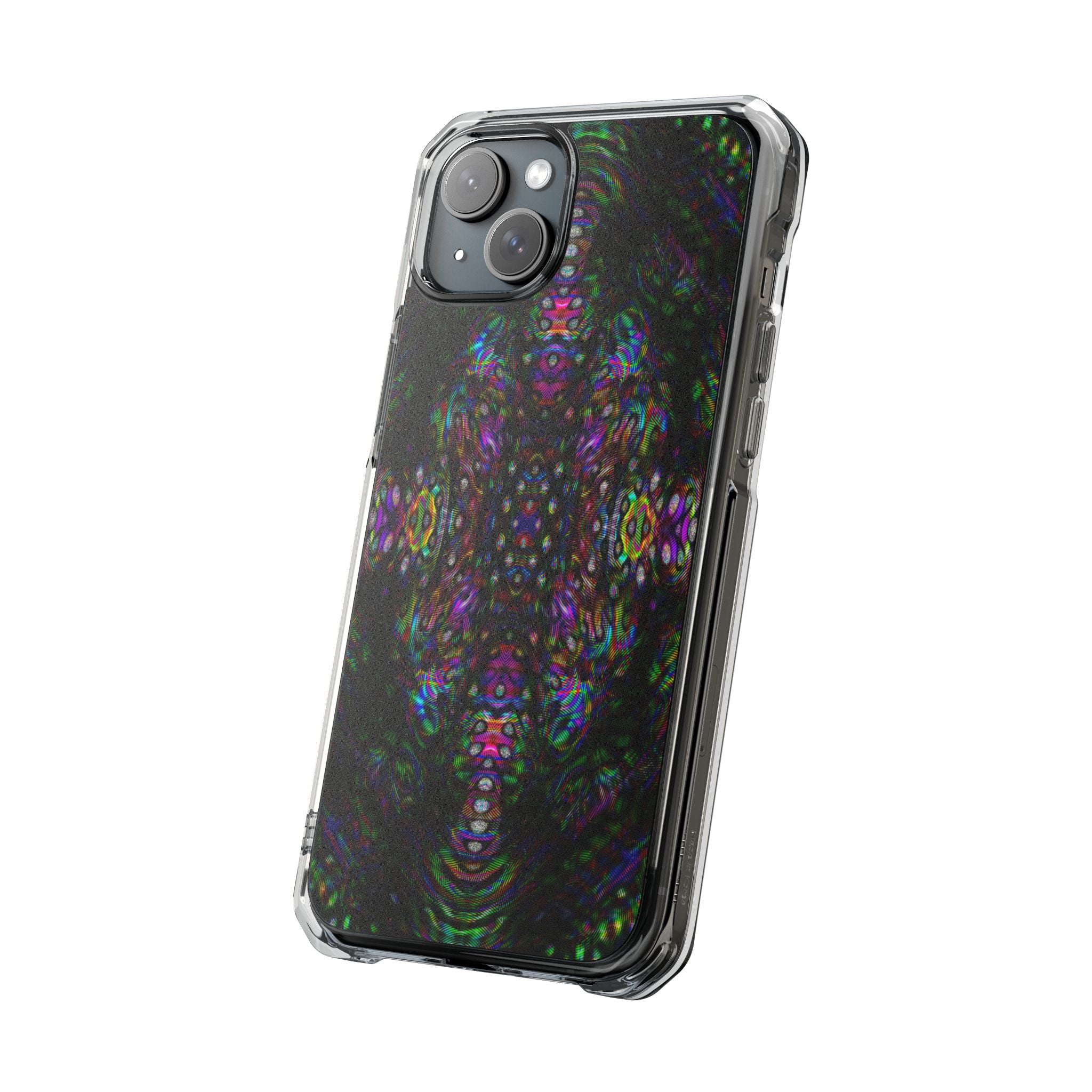 iPhone 15 Magnetic Clear Impact Case - DMT Scribe Tiles No.2