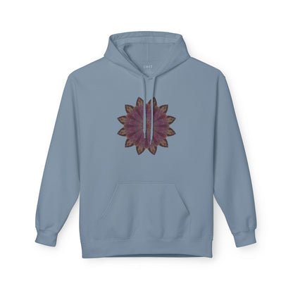 Unisex Midweight Softstyle Fleece Hoodie - Love Light Mandalas No.6