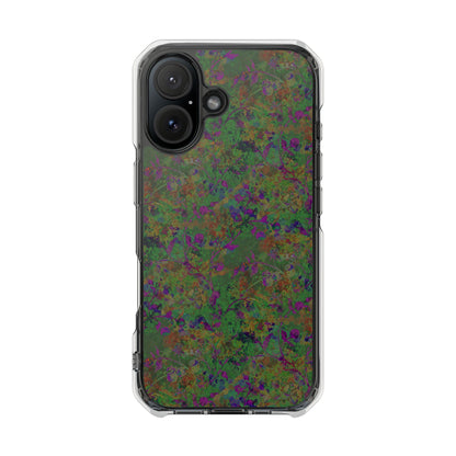 iPhone 16 Magnetic Clear Impact Case - Hidden Weave Series V3 No.24