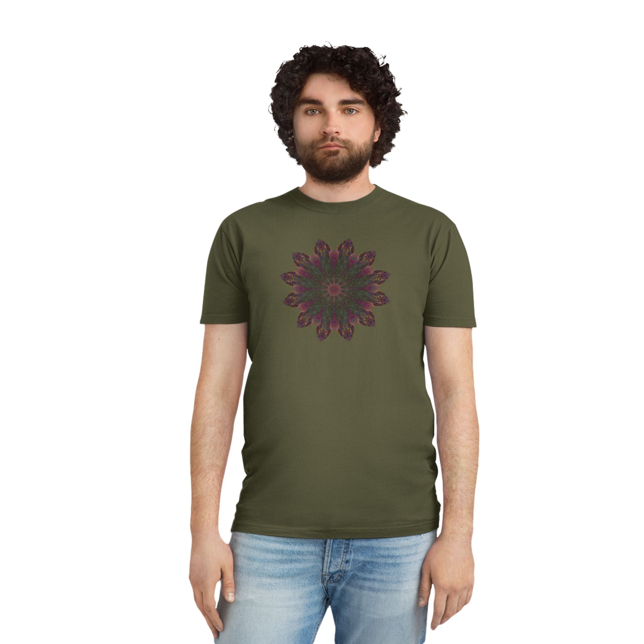 Unisex Faded Shirt - Love Light Mandalas No.7