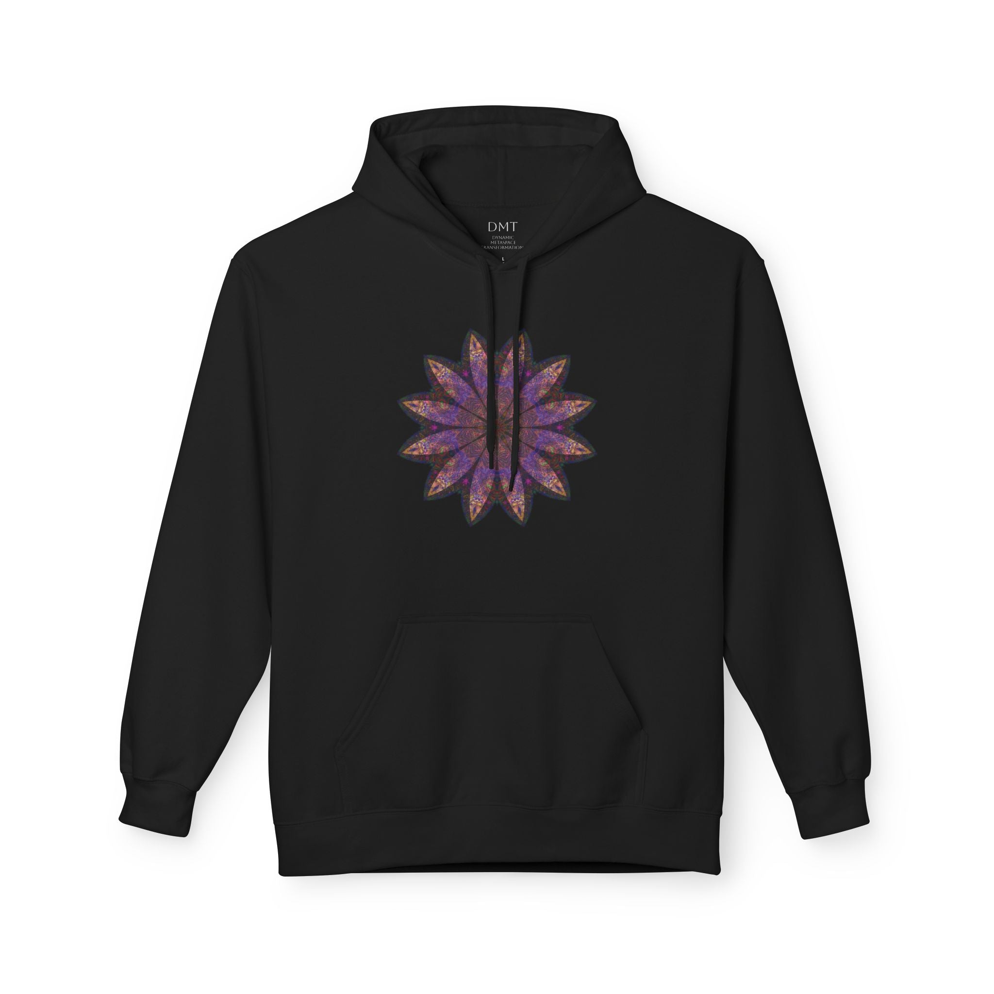 Unisex Midweight Softstyle Fleece Hoodie - Love Light Mandalas No.23