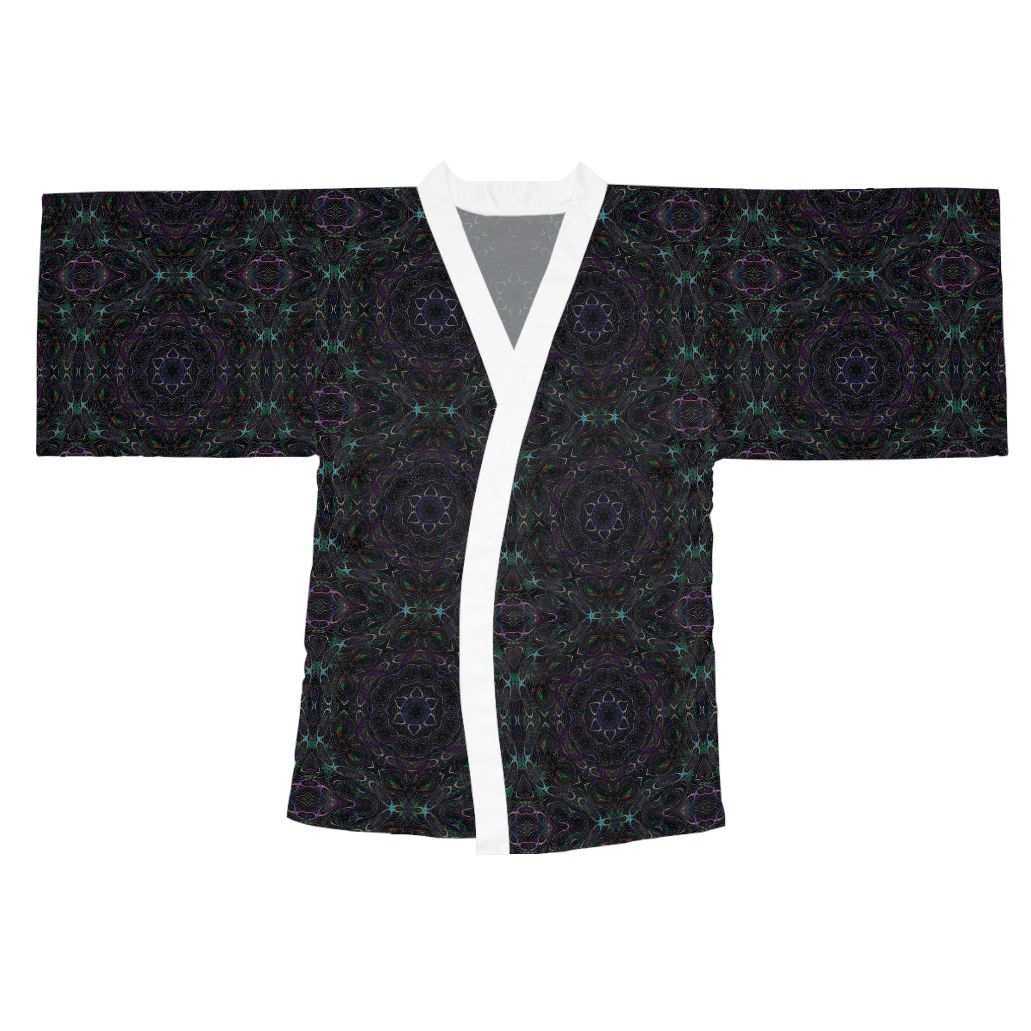 Long Sleeve Kimono Robe - P5 Kaleidoscopic No.32