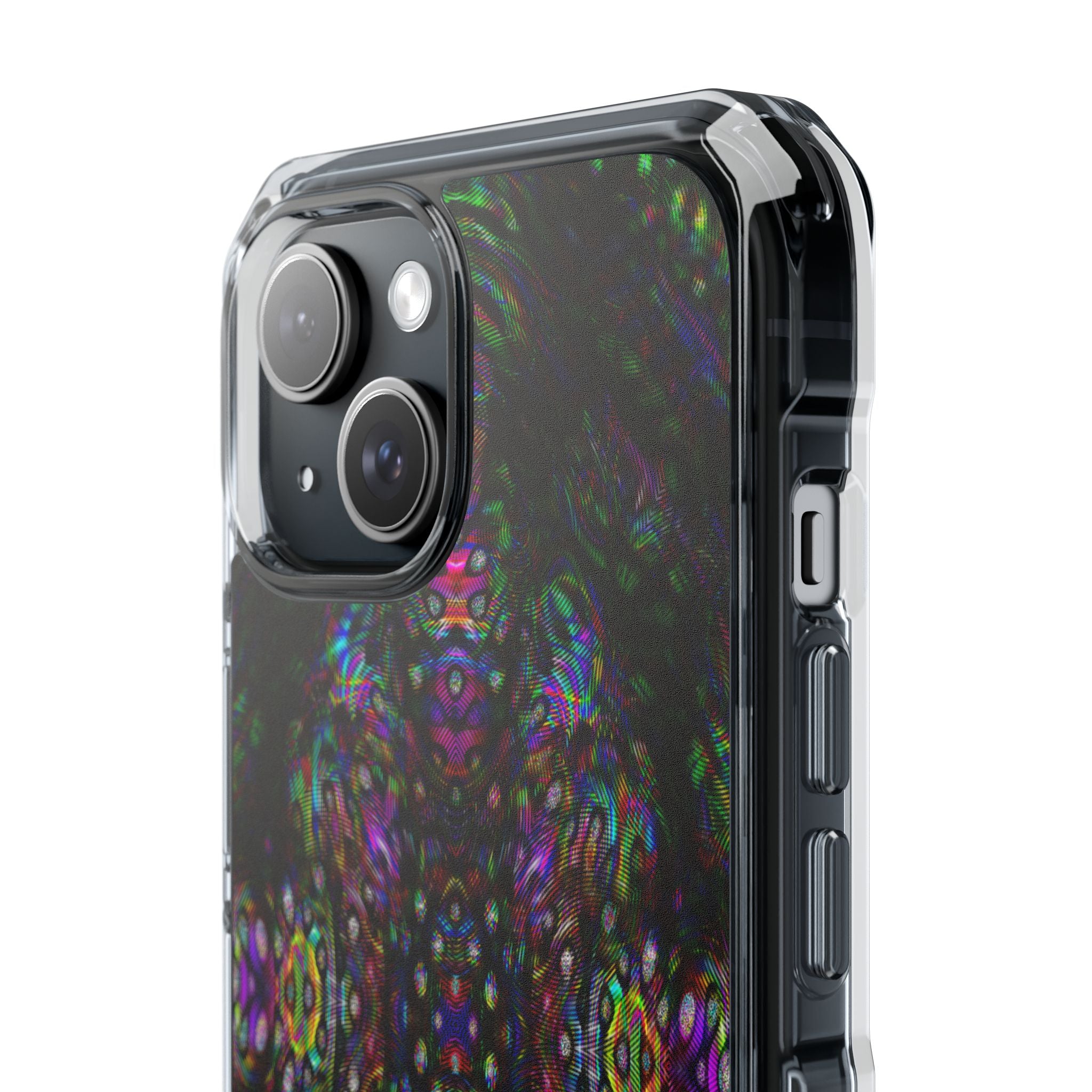 iPhone 15 Magnetic Clear Impact Case - DMT Scribe Tiles No.2