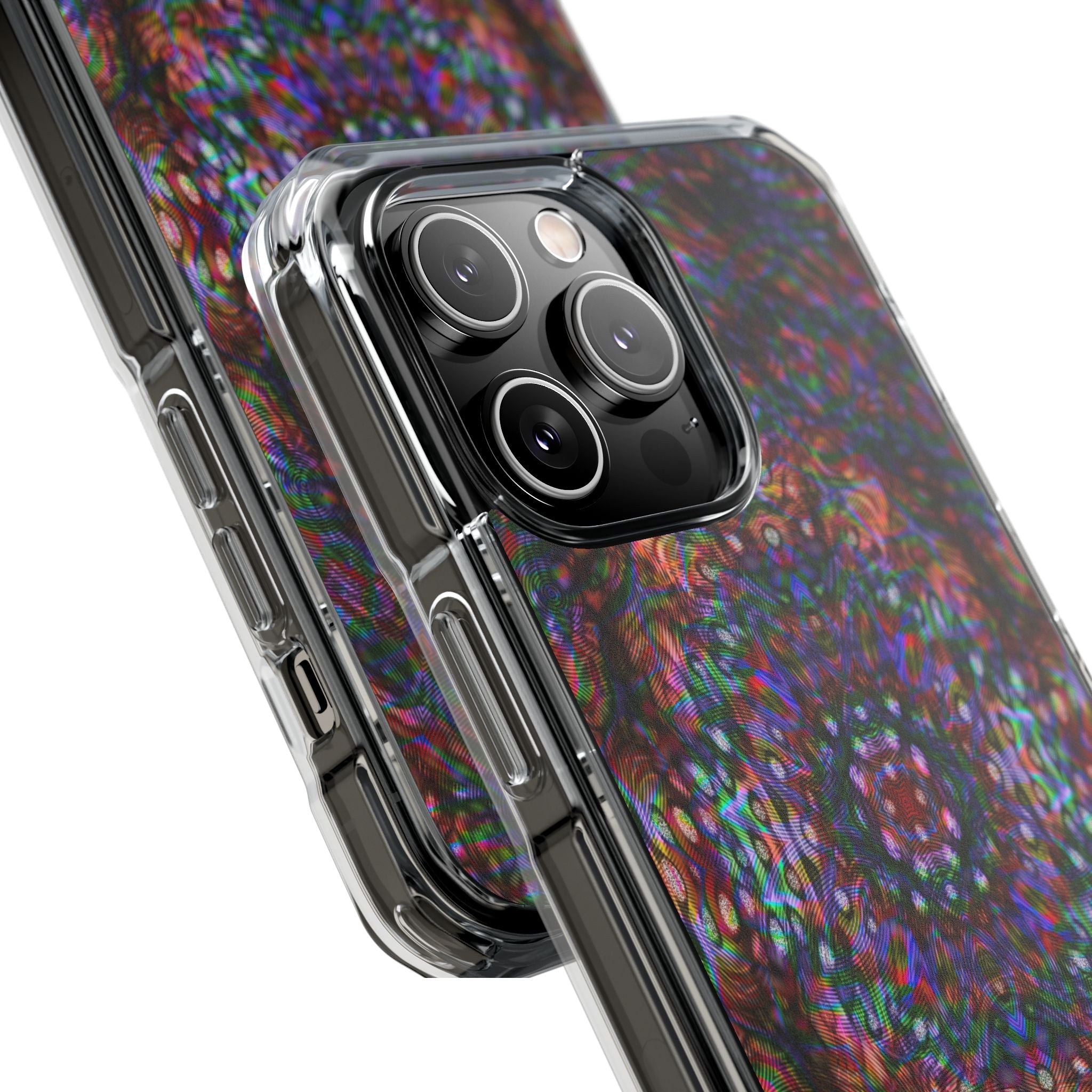 iPhone 14 Magnetic Clear Impact Case - DMT Scribe Tiles No.1
