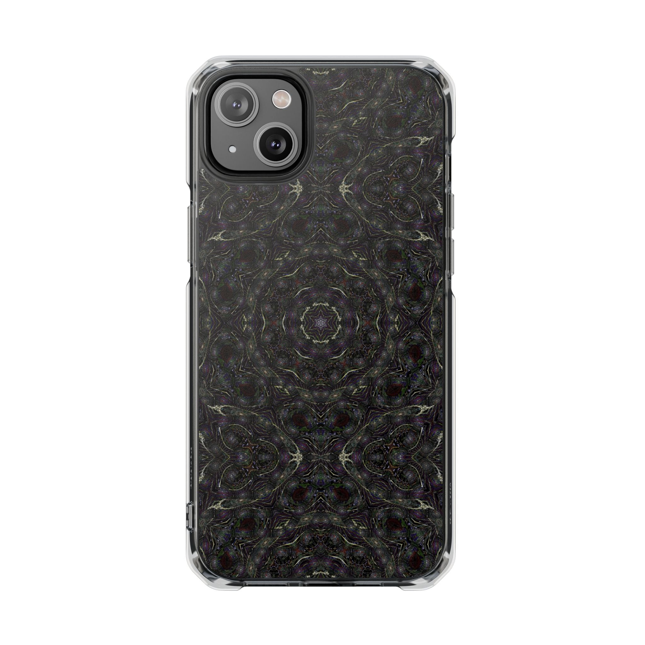 iPhone 14 Magnetic Clear Impact Case - P5 Kaleidoscopic No.18