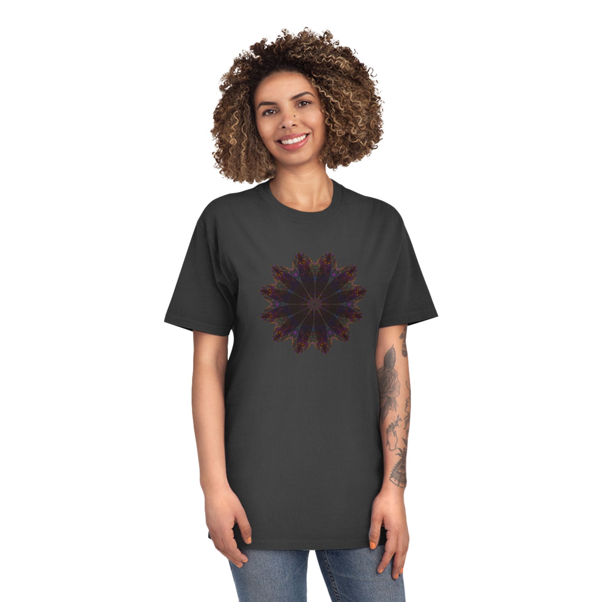 Unisex Faded Shirt - Love Light Mandalas No.10