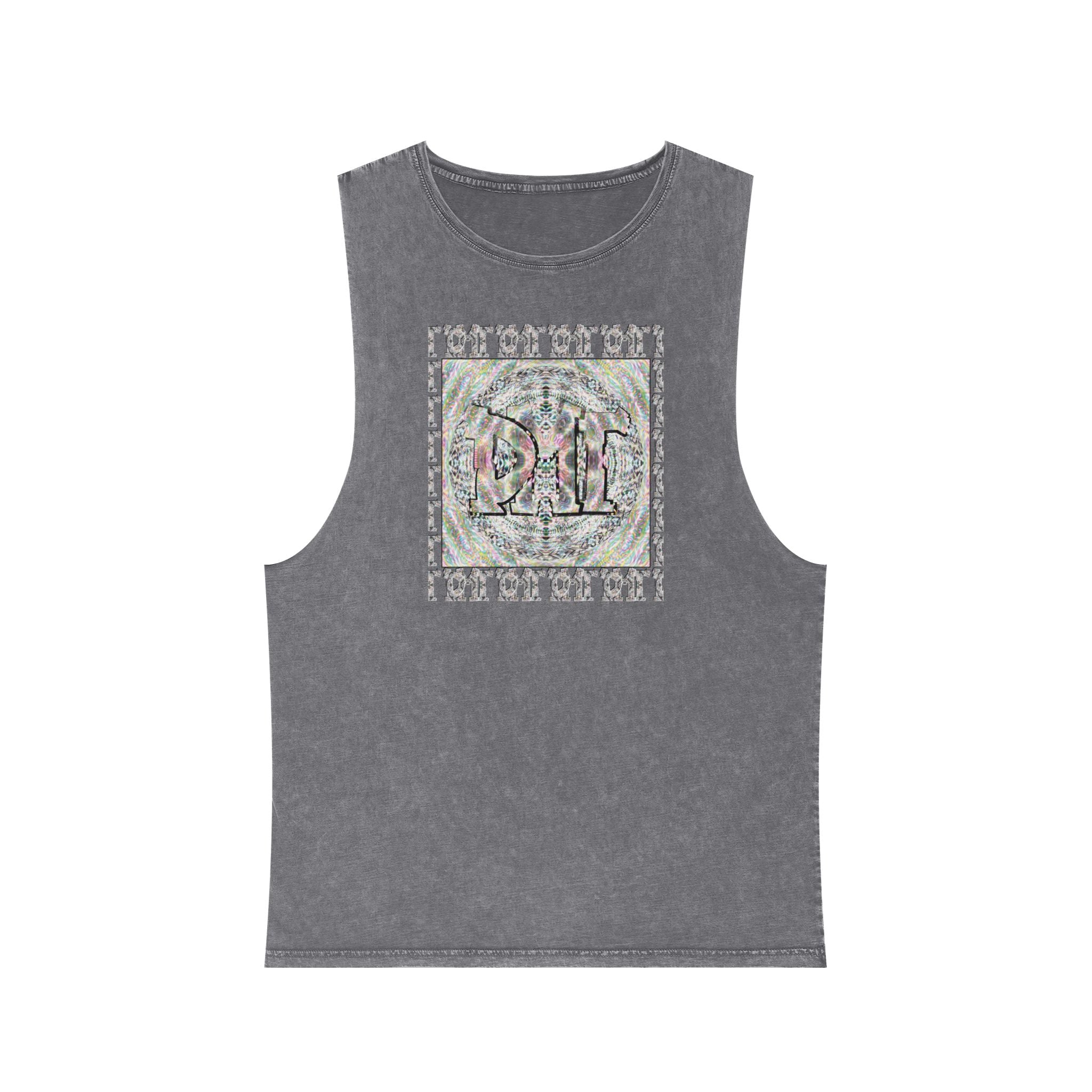 Unisex Stonewash Tank Top - DMT Scribe No.7