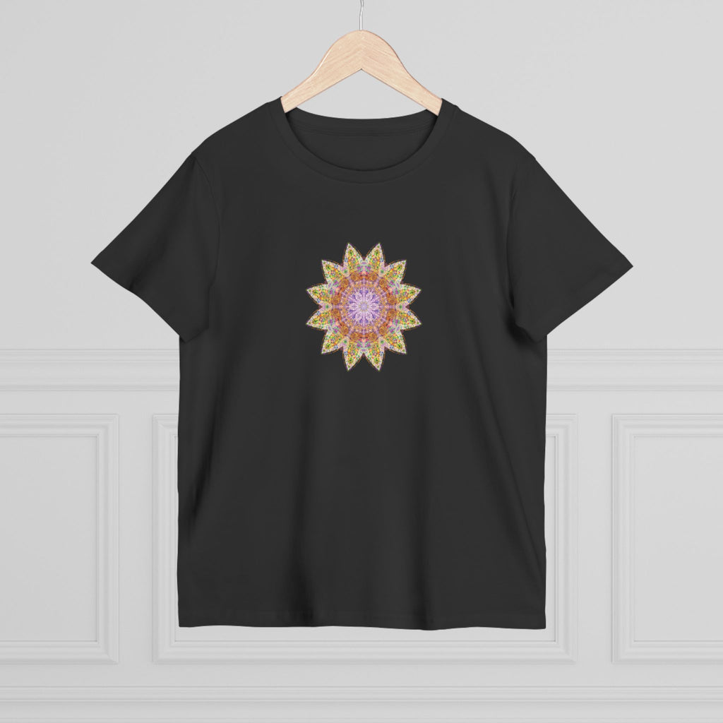 Women’s Maple Tee - Love Light Mandalas No.14