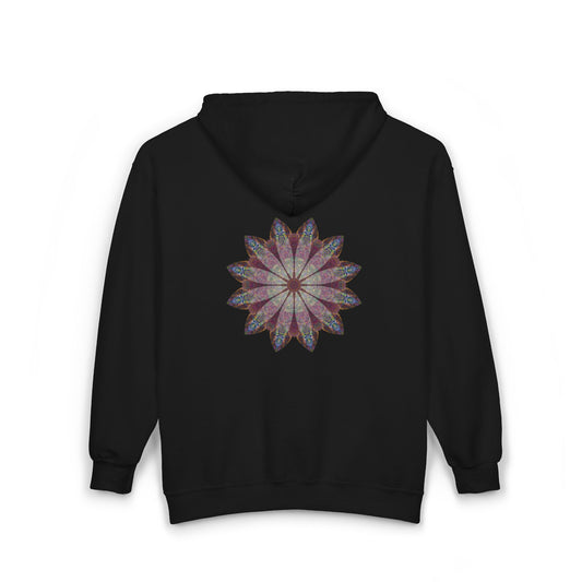 Unisex Heavy Blend™ Full Zip Hooded Sweatshirt - Love Light Mandalas No.9