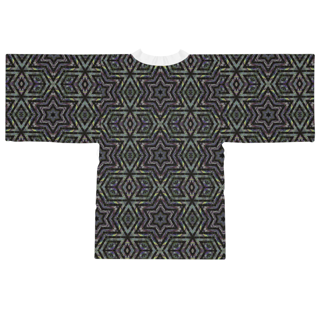 Long Sleeve Kimono Robe - P5 Kaleidoscopic No.5