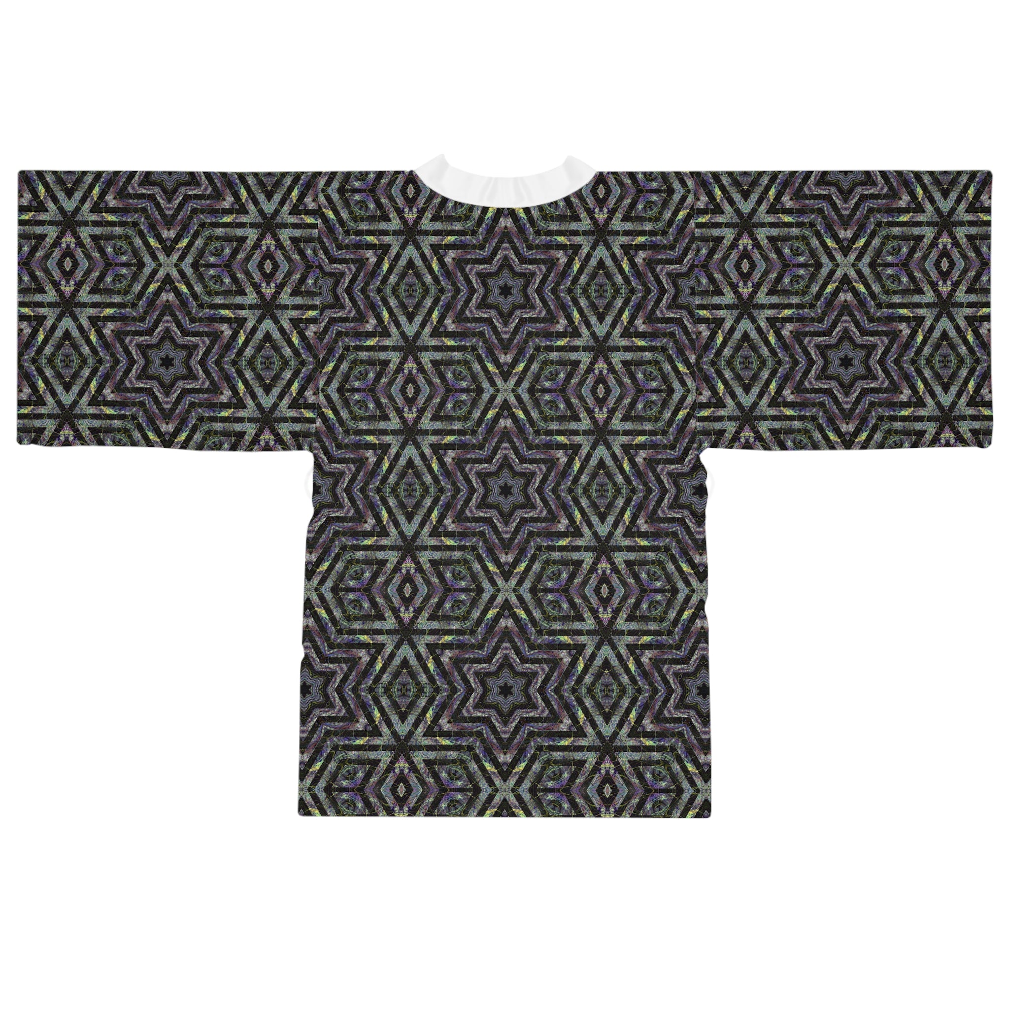 Long Sleeve Kimono Robe - P5 Kaleidoscopic No.5