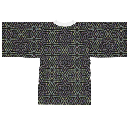 Long Sleeve Kimono Robe - P5 Kaleidoscopic No.5