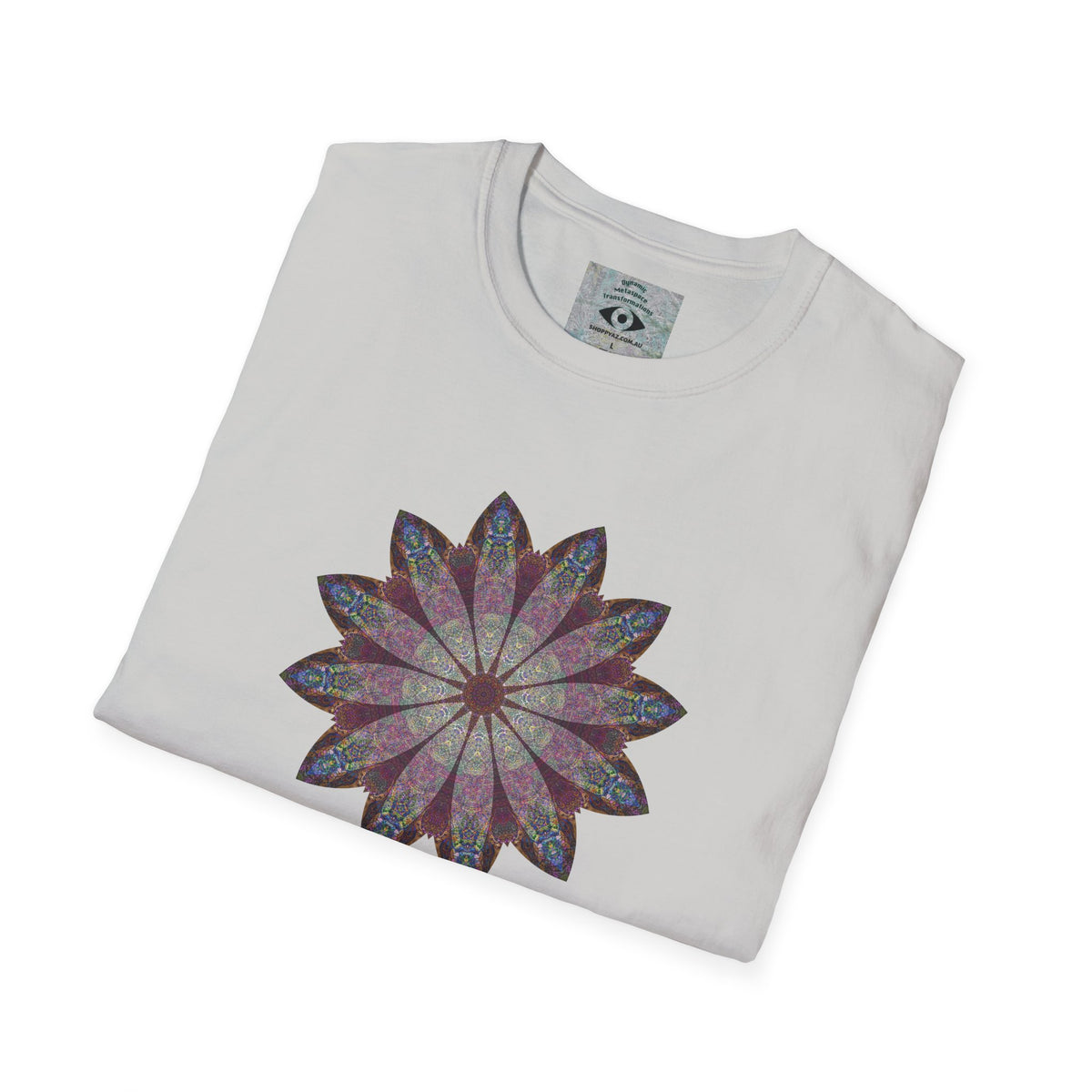 Unisex Softstyle T-Shirt - Love Light Mandalas No.9
