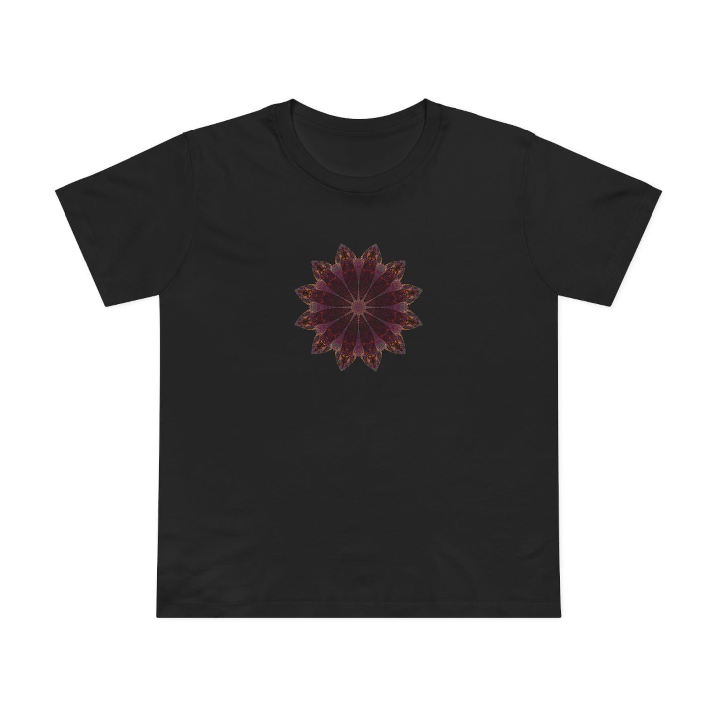 Women’s Maple Tee - Love Light Mandalas No.5