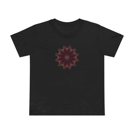 Women’s Maple Tee - Love Light Mandalas No.5