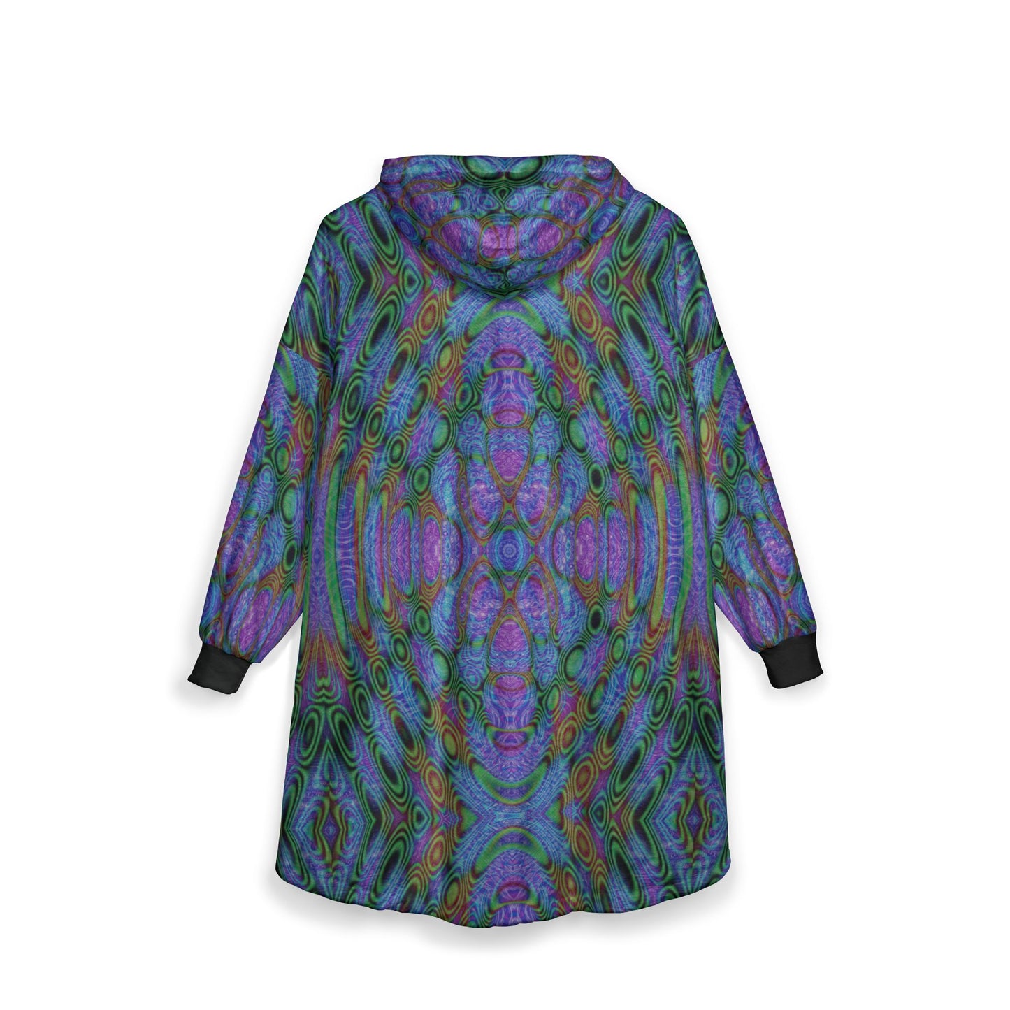 Unisex Hooded Blanket - DMT Seer No. 17