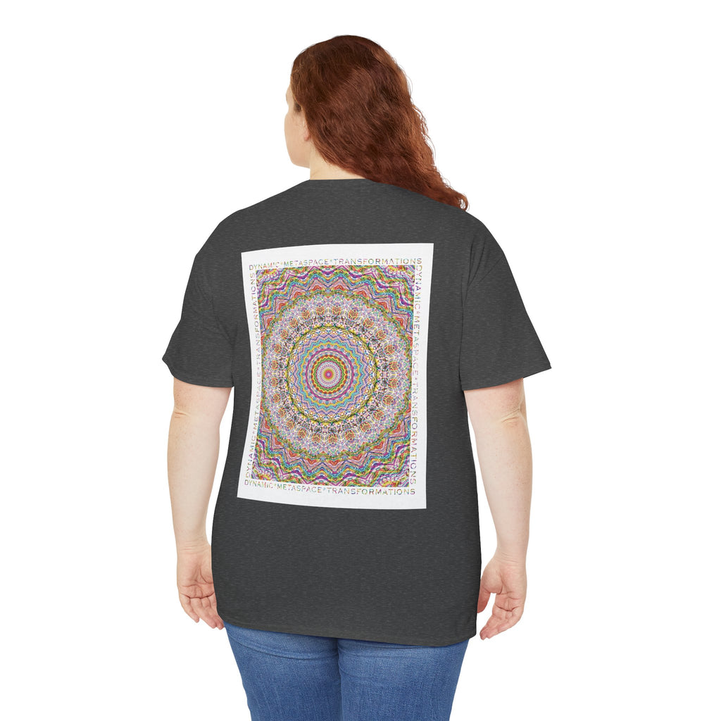 Unisex Heavy Cotton Tee (Back) - DMT Seer No.9