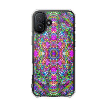 iPhone 16 Magnetic Clear Impact Case - DMT Scribe Tiles No.4