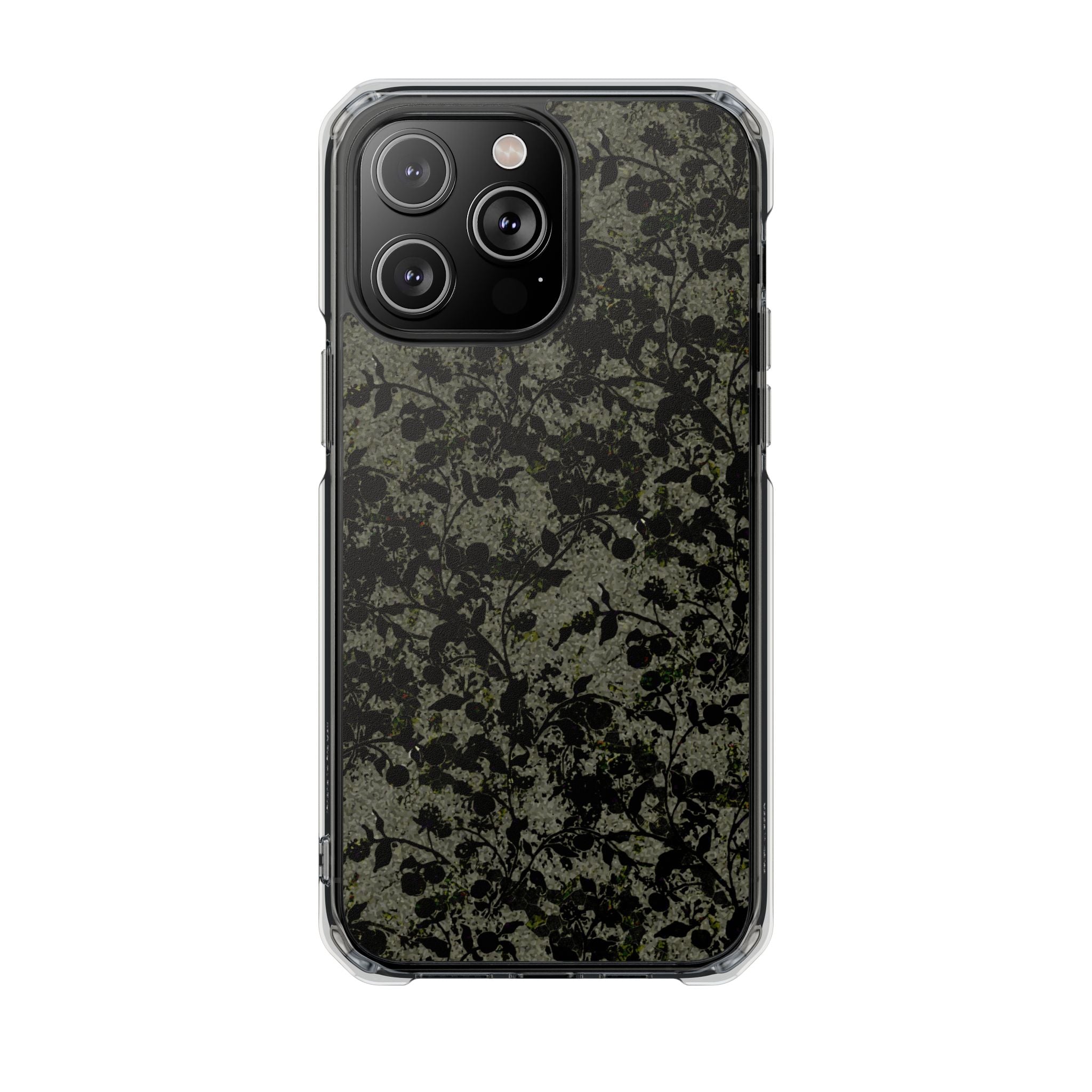 iPhone 14 Magnetic Clear Impact Case - Hidden Weave Series V3 No.25