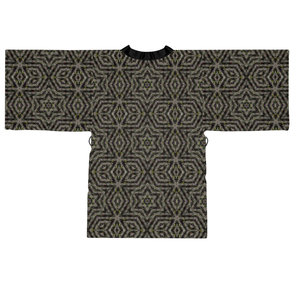 Long Sleeve Kimono Robe - P5 Kaleidoscopic No.7