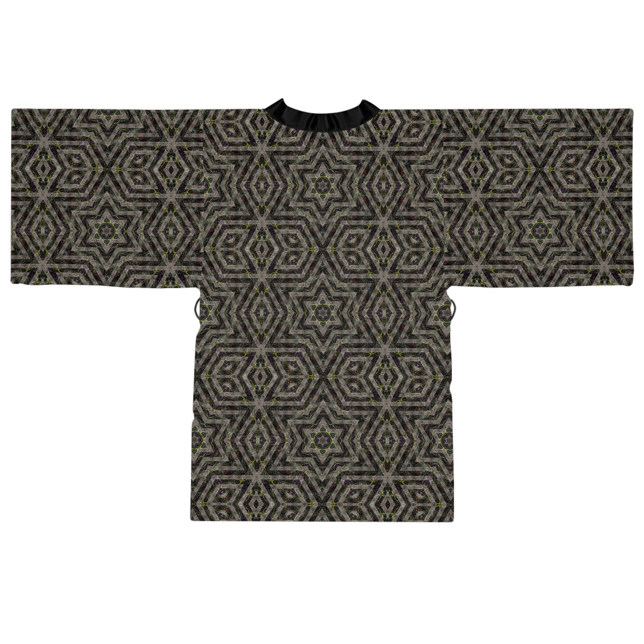 Long Sleeve Kimono Robe - P5 Kaleidoscopic No.7