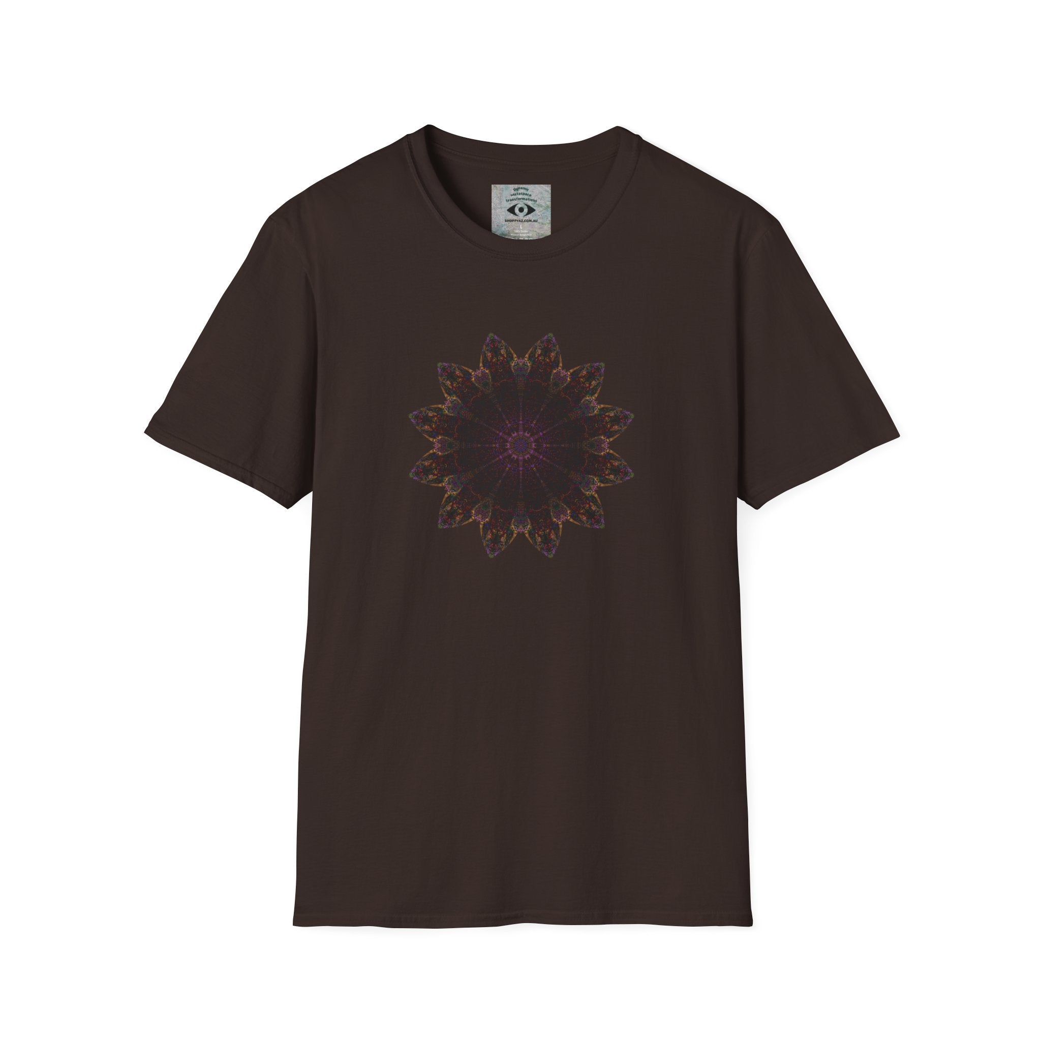 Unisex Softstyle T-Shirt - Love Light Mandalas No.12
