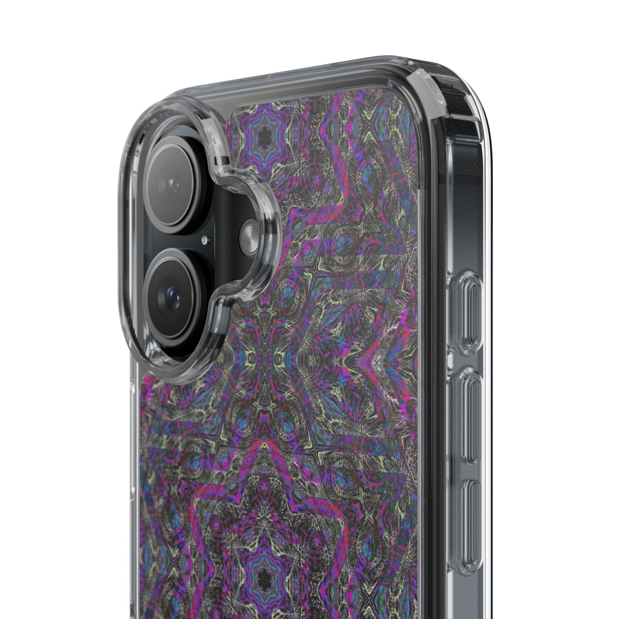 iPhone 16 Clear Case – P5 Kaleidoscopic No.33