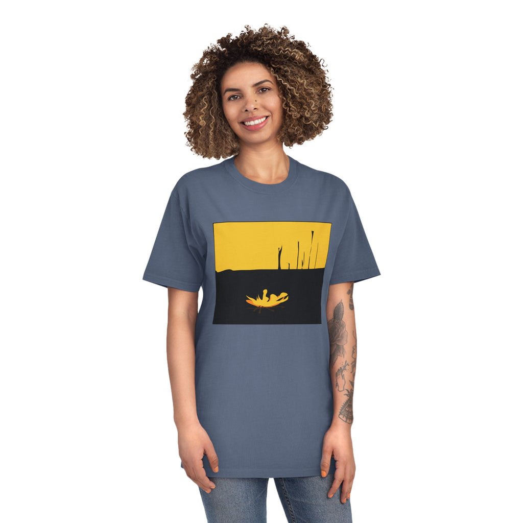 Unisex Faded Shirt -The Traveller Series (Fire)