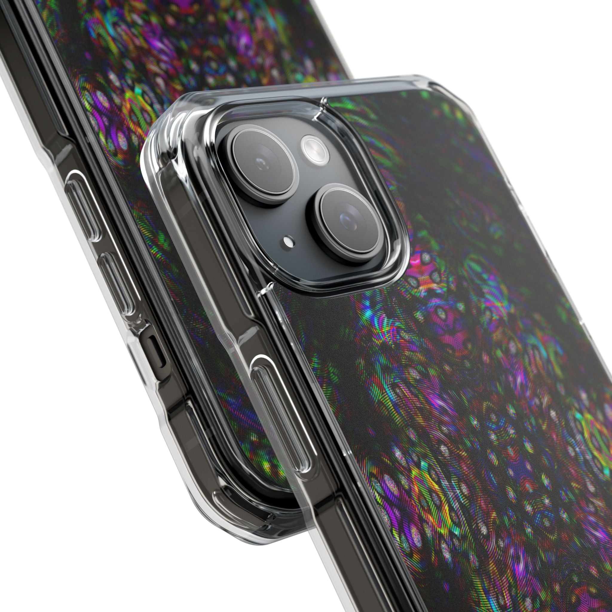 iPhone 15 Magnetic Clear Impact Case - DMT Scribe Tiles No.2