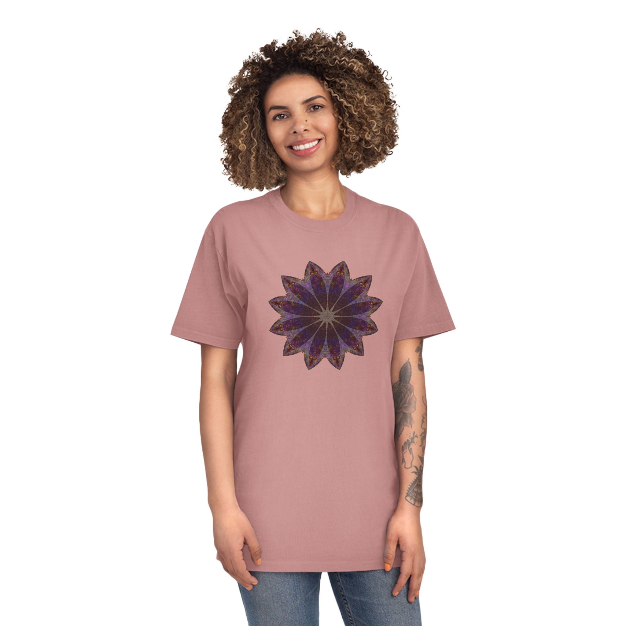 Unisex Faded Shirt - Love Light Mandalas No.11