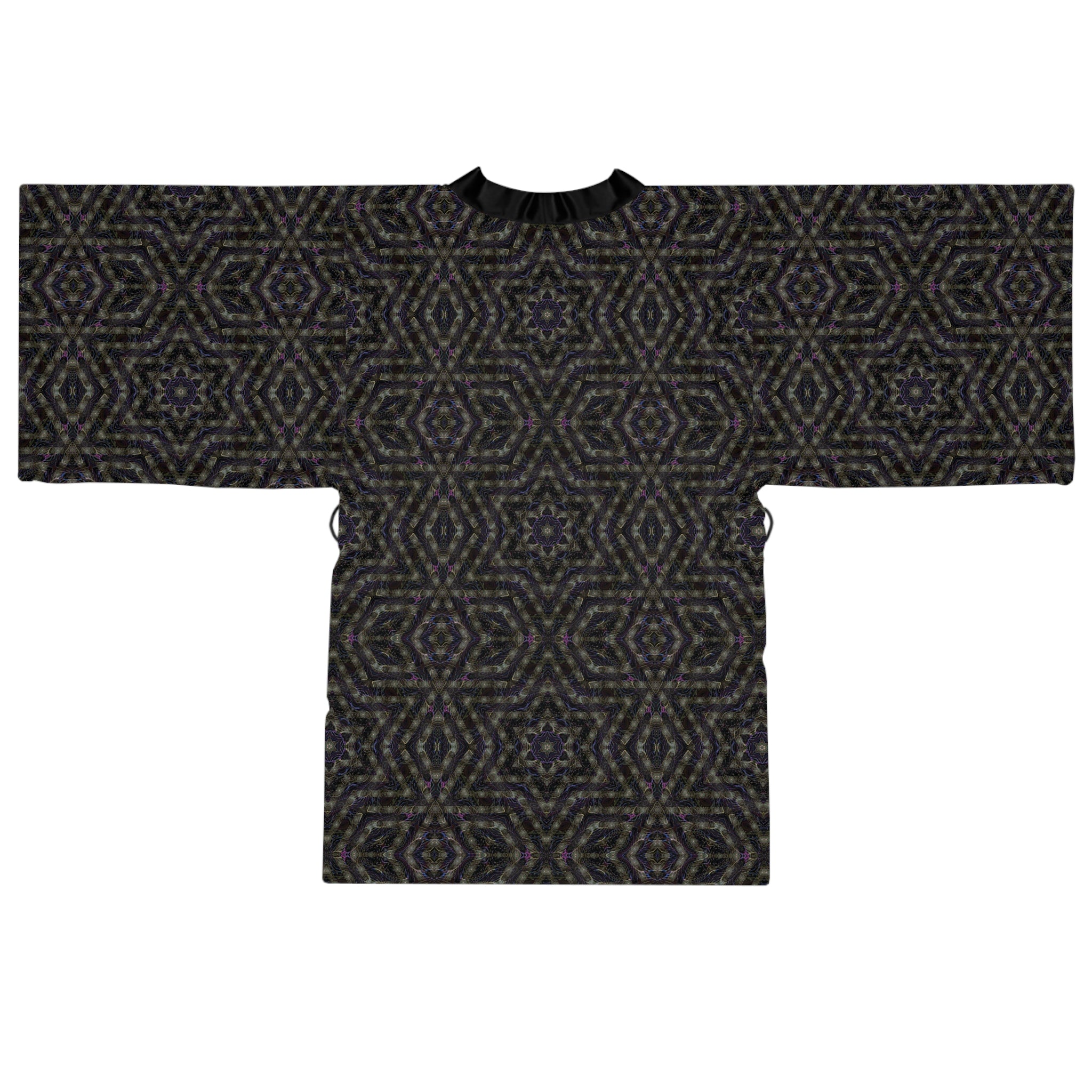 Long Sleeve Kimono Robe - P5 Kaleidoscopic No.12
