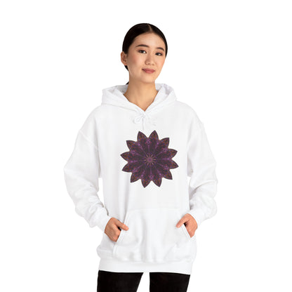Unisex Heavy Blend™ Hooded Sweatshirt - Love Light Mandalas No.15