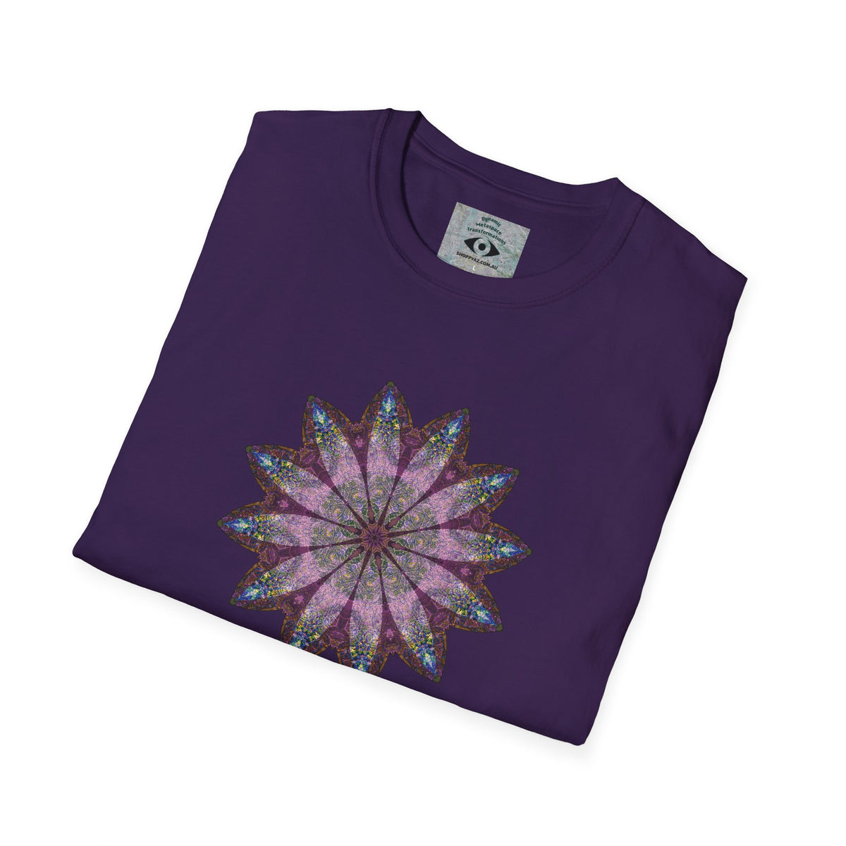 Unisex Softstyle T-Shirt - Love Light Mandalas No.19