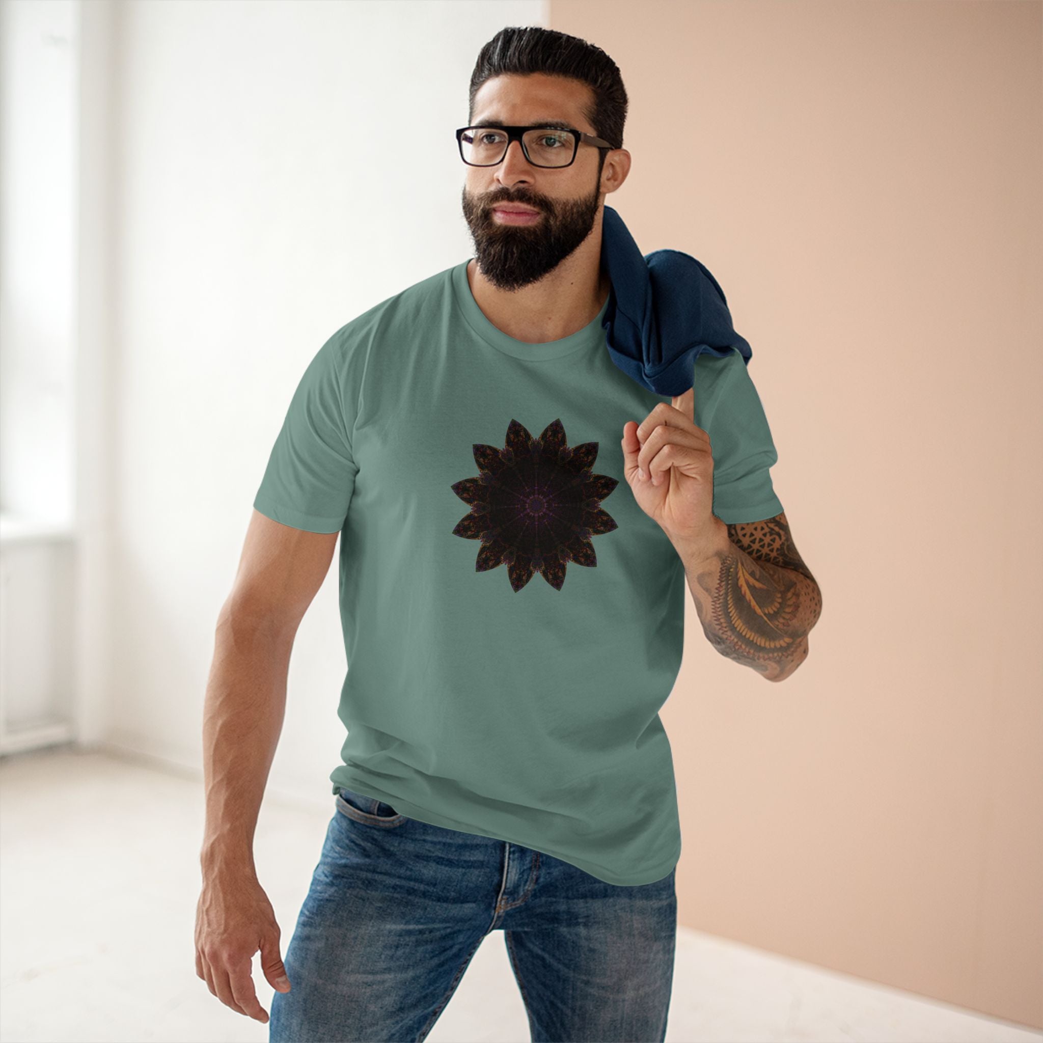 Men's Staple Tee - Love Light Mandalas No.12