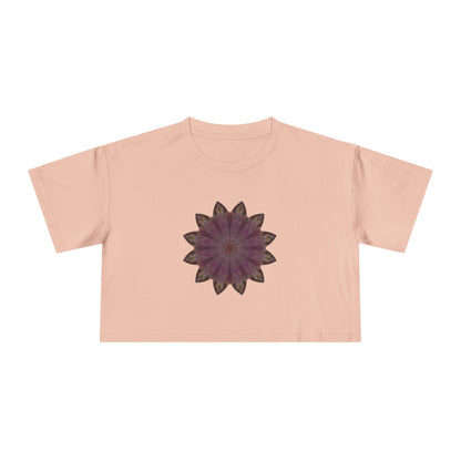 Women's Cropped Tee - Love Light Mandalas No.6
