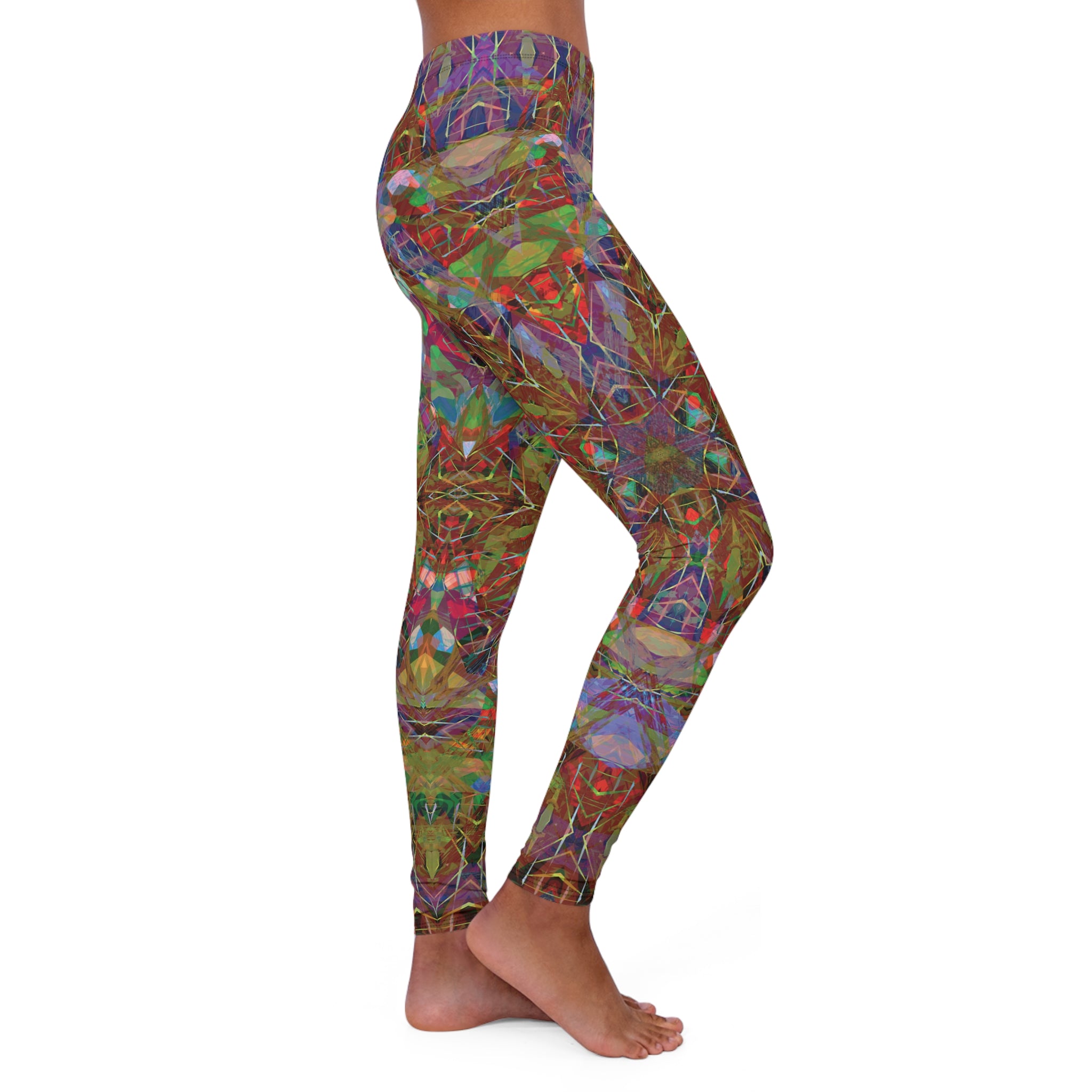 Spandex Leggings - Mandala Series No.15