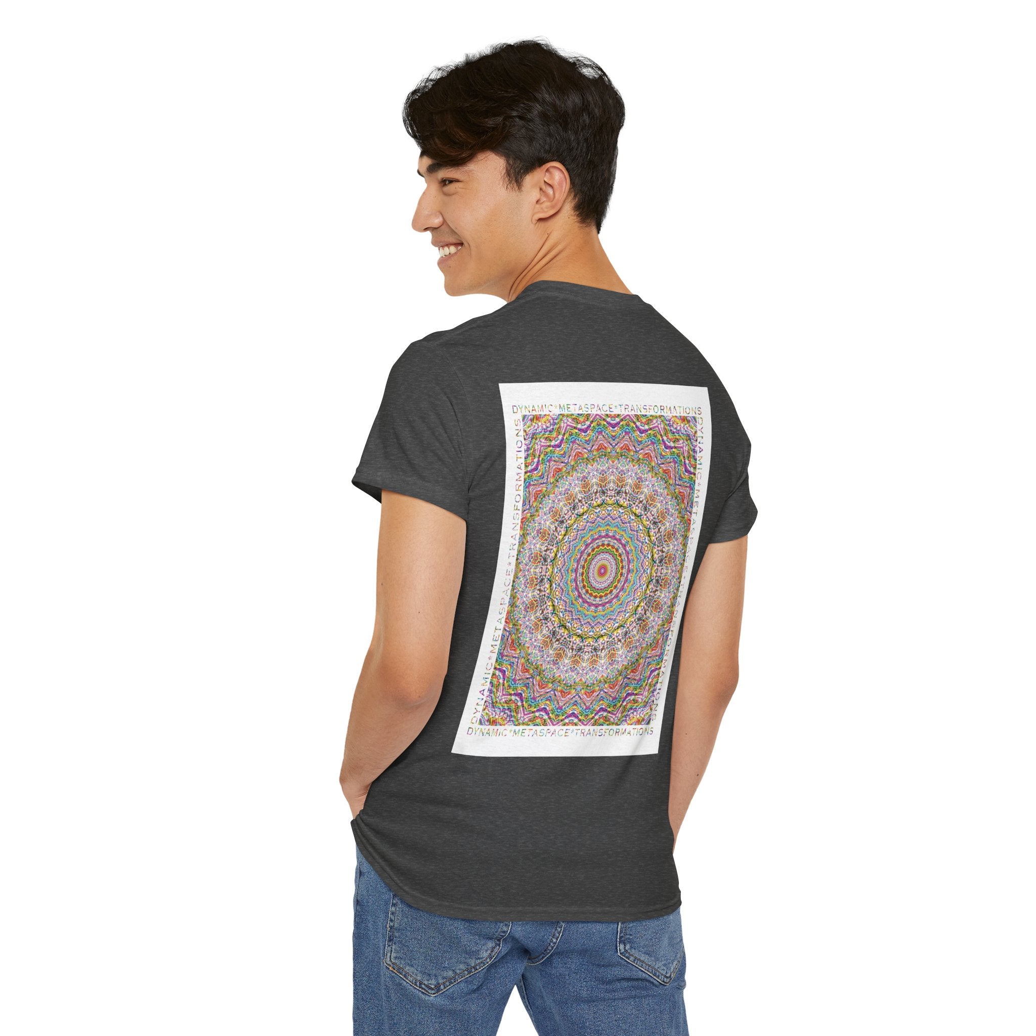 Unisex Heavy Cotton Tee (Back) - DMT Seer No.9