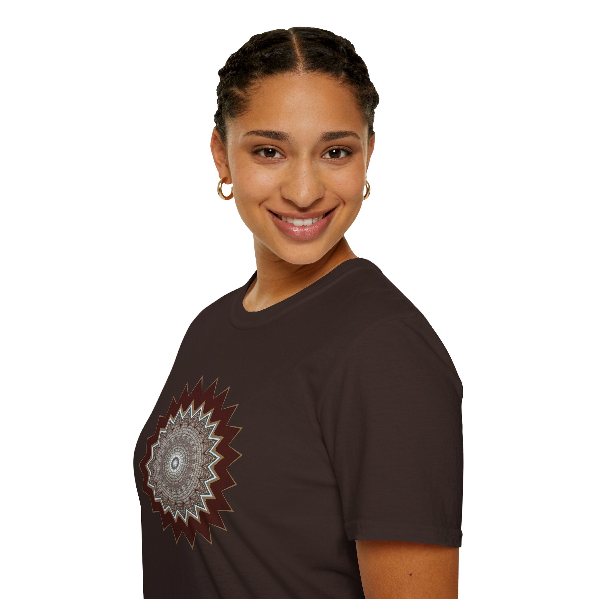 Unisex Softstyle T-Shirt - Mycelium Mandalas No.1