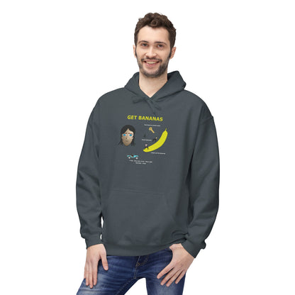 Unisex Midweight Softstyle Fleece Hoodie - Get Bananas