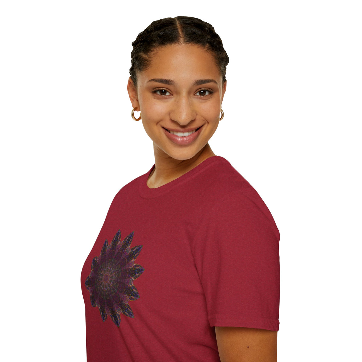 Unisex Softstyle T-Shirt - Love Light Mandalas No.8