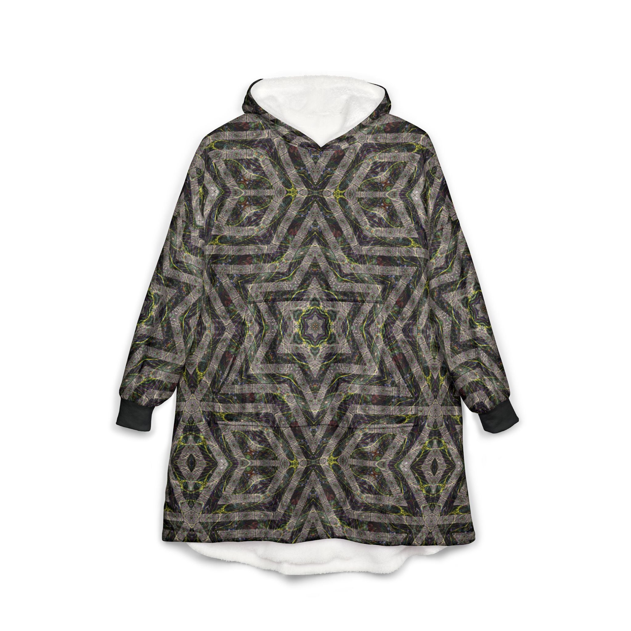 Unisex Hooded Blanket - P5 Kaleidoscopic No. 7