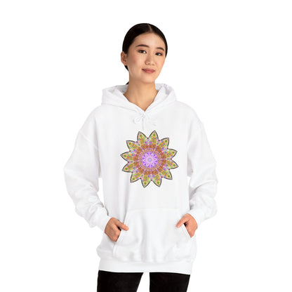 Unisex Heavy Blend™ Hooded Sweatshirt - Love Light Mandalas No.14