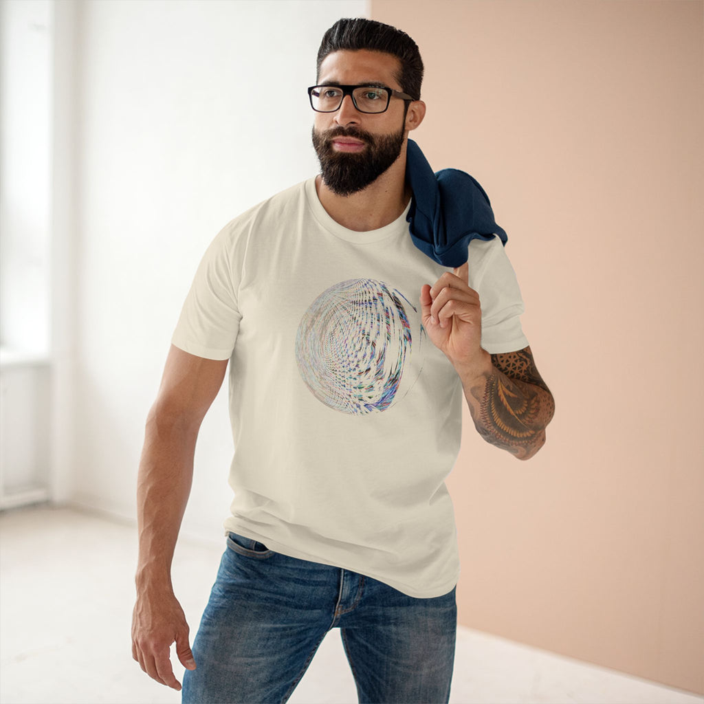 Men's Staple Tee - Fractal Moon No.2