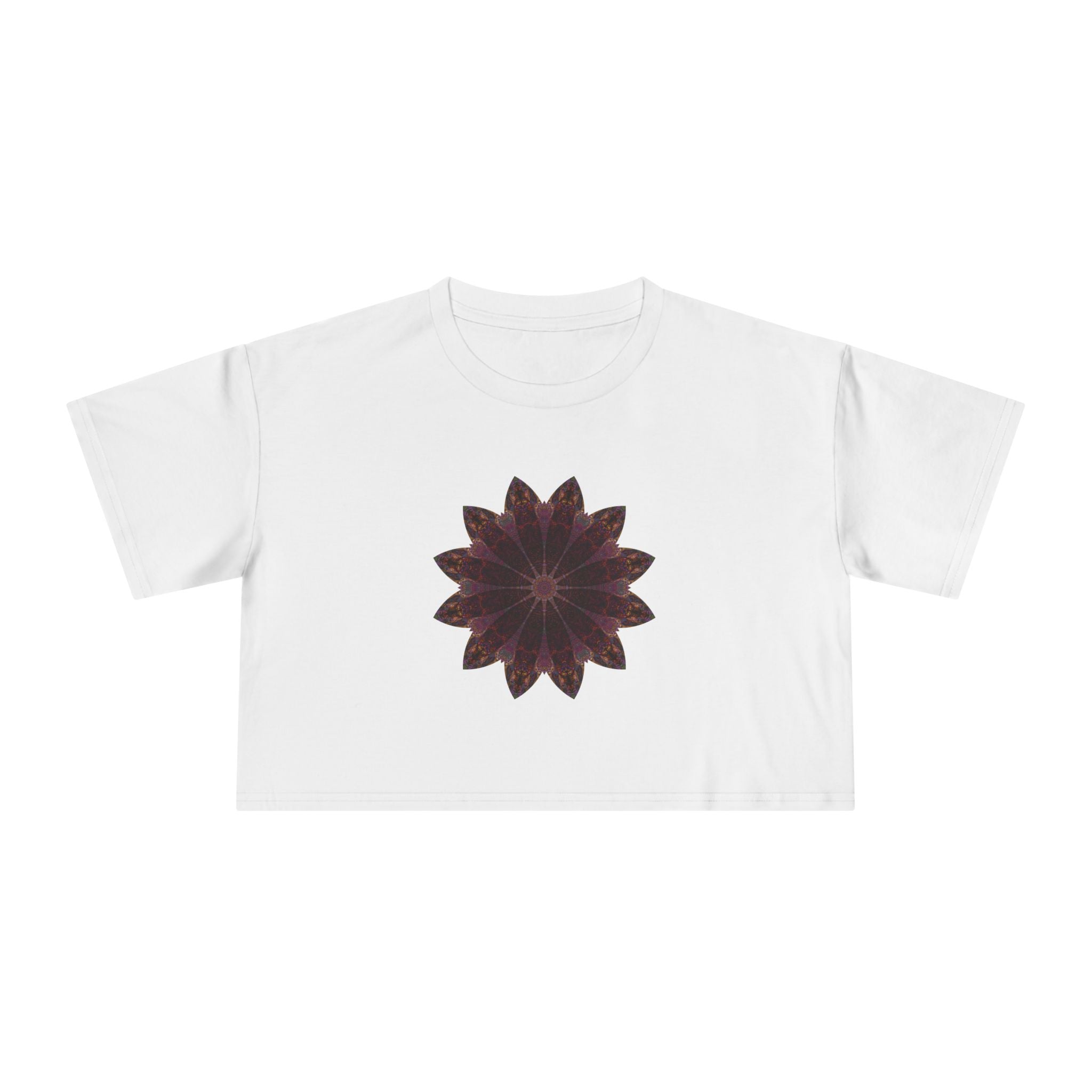 Women's Cropped Tee - Love Light Mandalas No.5